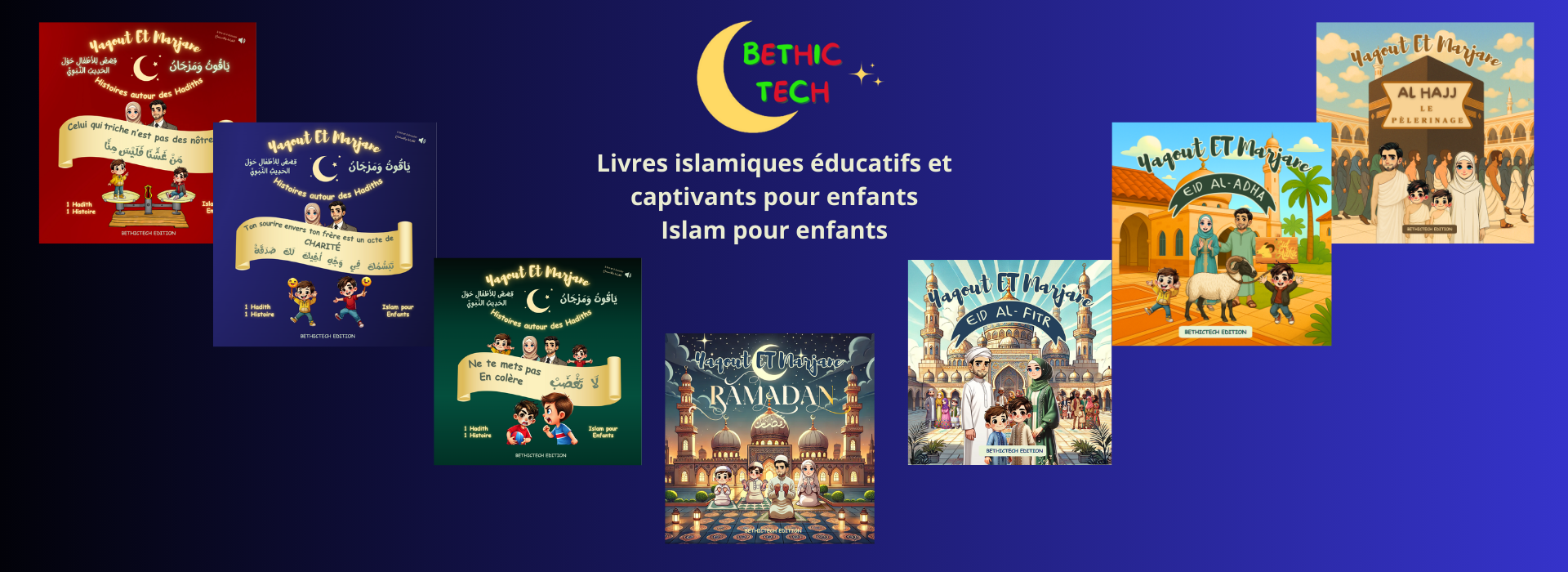 Couvertures de la collection Yaqout et Marjane